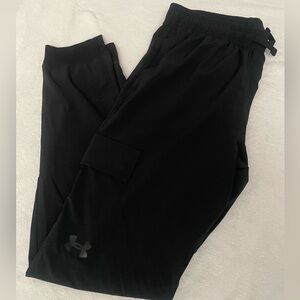 Boys Under Armour Black Athletic Pants